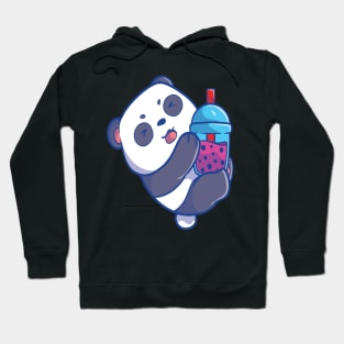 Kawaii Cute Anime Panda Otaku Japanese Bubble Boba Tea Gifts Hoodie